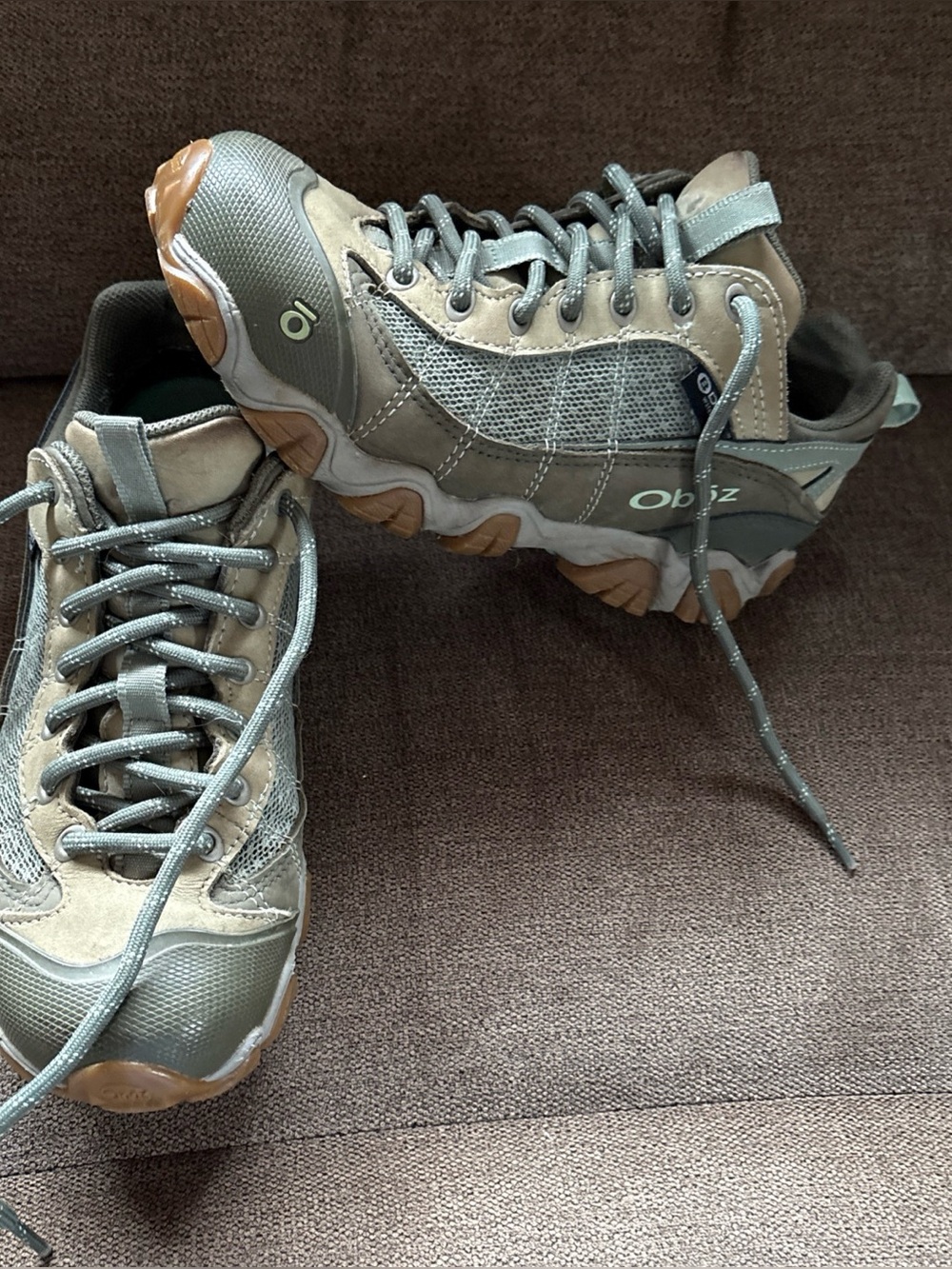 Oboz Firebrand II Low B-DRY Women's Hiking Shoes Green Women’s Size 8